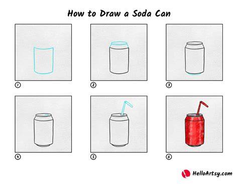 How to draw Soda Can YouTube