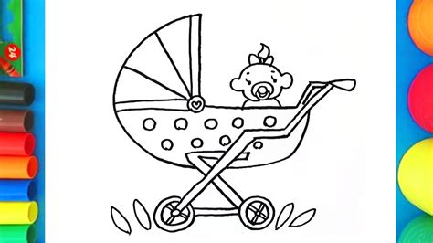 Baby, carriage, child, newborn, pram, stroller icon