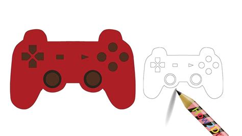 How To Draw A Ps2 Controller On Graph Paper