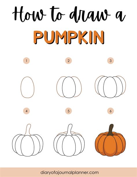 How To Draw A Pumpkin Easy