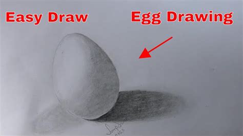 how to draw a realistic egg step by step