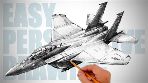 how to draw a realistic fighter jet