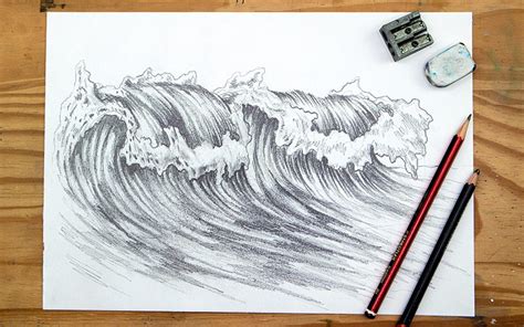 Wave drawing by DarkPrincess0135 on DeviantArt