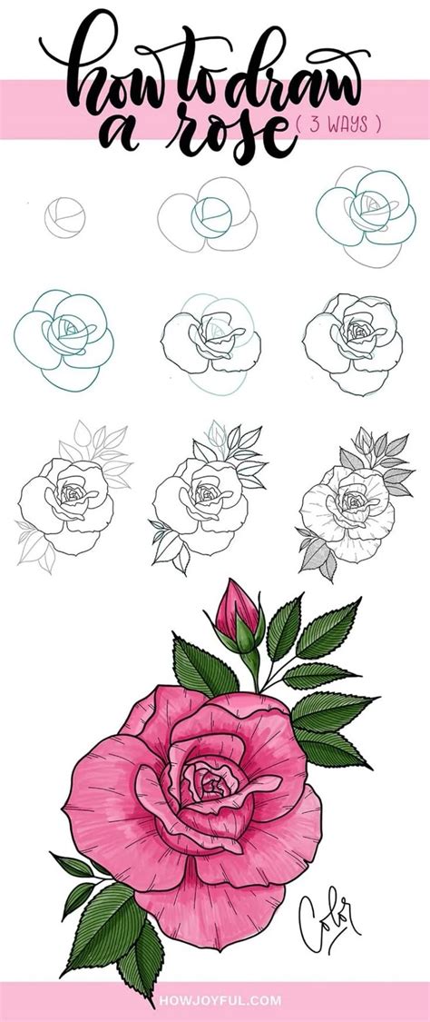 How To Draw A Rose Tutorial 2023: Tips And Tricks For Beginners