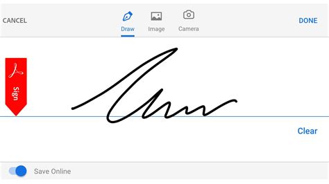 how to draw a signature in a pdf