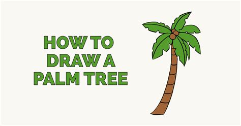 Palm Tree Drawing Samantha Bell