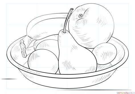  25 Idea How To Draw A Sketch Of A Fruit Bowl For Beginner