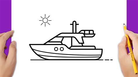 How To Draw Speed Boat YouTube