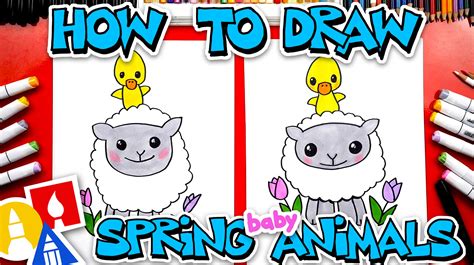 How To Draw A Spring Lamb