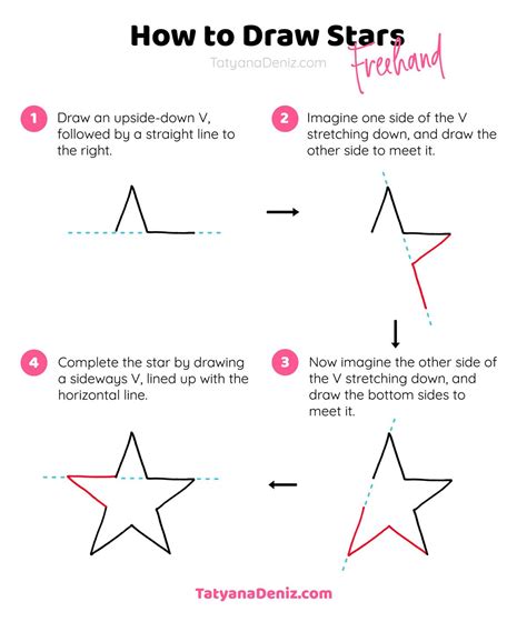 How To Draw A Star Easily LOHAWEN
