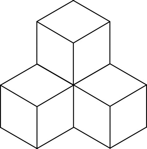 How To Draw A Stack Of Cubes
