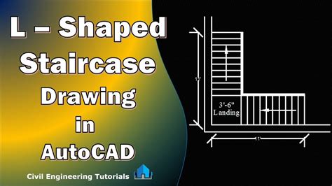 How To Draw A Staircase Using Autocad