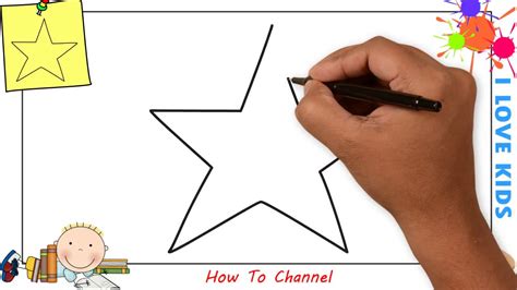how to draw a star for kids