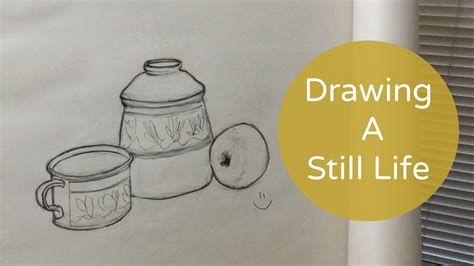 Still Life Pencil Drawing By Afifa Rida