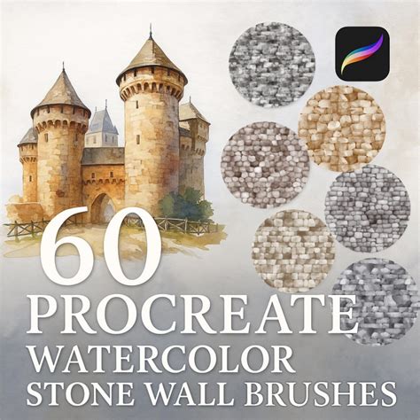 How To Draw A Stone Wall In Procreate