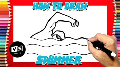 Painting summer for kids How to draw a swimming pool