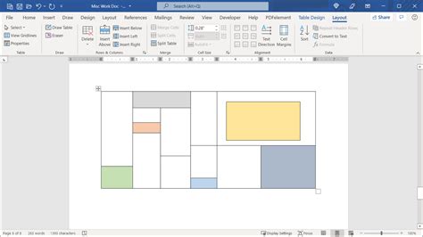 How To Draw A Table Using Ms Word