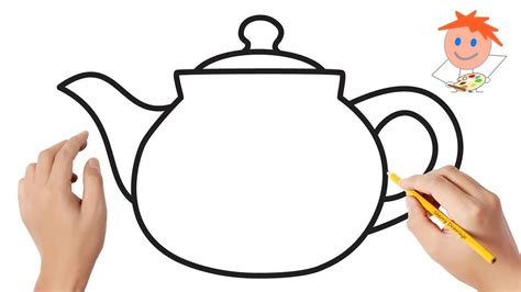 How to draw a teapot 1 Teapot drawing, Tea pots, Art