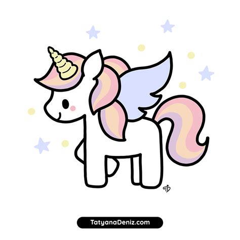 Easy Cute Unicorn Pictures To Draw Bruin Blog