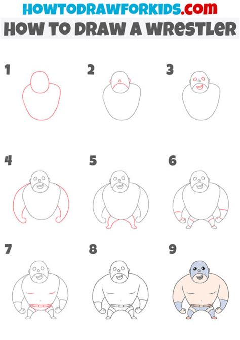Learn How to Draw Brock Lesnar (Wrestlers) Step by Step