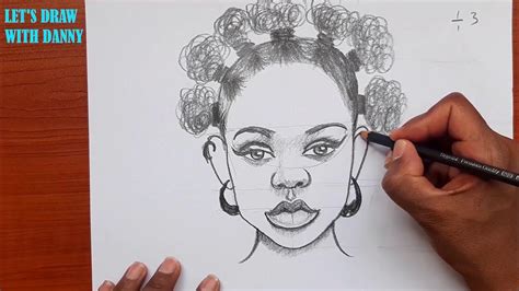 Afro Sketch Black art drawings, Woman sketch face