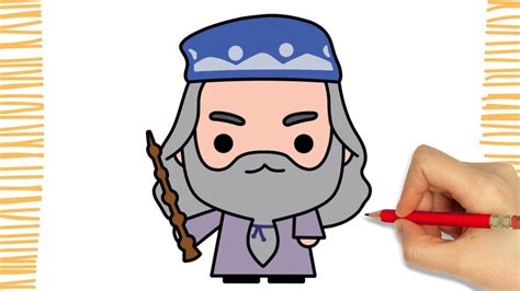 how to draw albus dumbledore easy