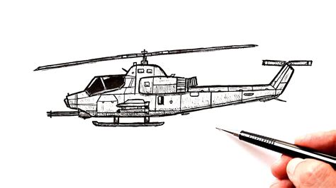 ArtStation Attack Helicopter sketch, donald yatomi