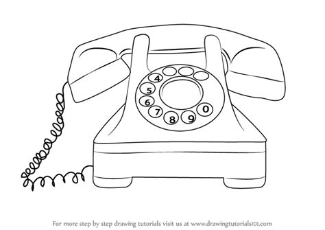 Rotary dial telephone of 1940s Royalty Free Vector Image
