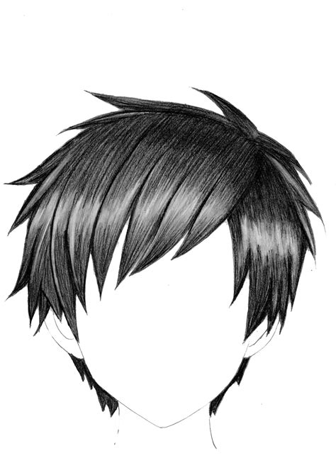 Draw Anime Male Hair 20