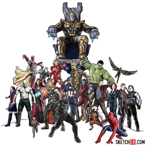2160x3840 Avengers Infinity War 2018 All Characters Fan