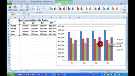 how to draw bar chart with excel