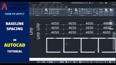 How To Draw Baseline Dimension In Autocad