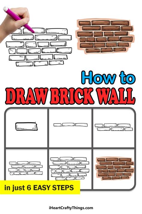 How To Draw Brick Wall Quickly