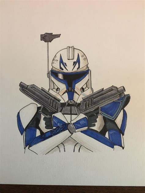 Captain Rex drawing. 😃 Star Wars Amino