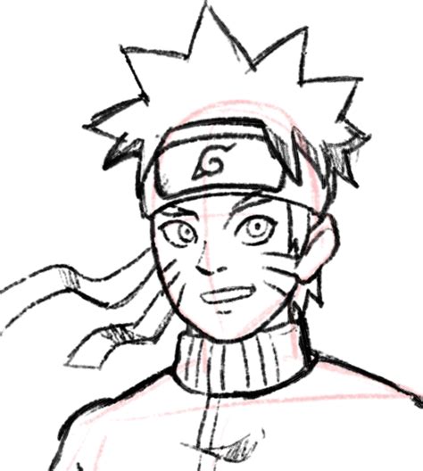 How To Draw NARUTO Uzumaki Tutorial (With images) Naruto drawings