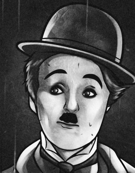 Charlie Chaplin Pencil drawing Pencil drawings, Drawings