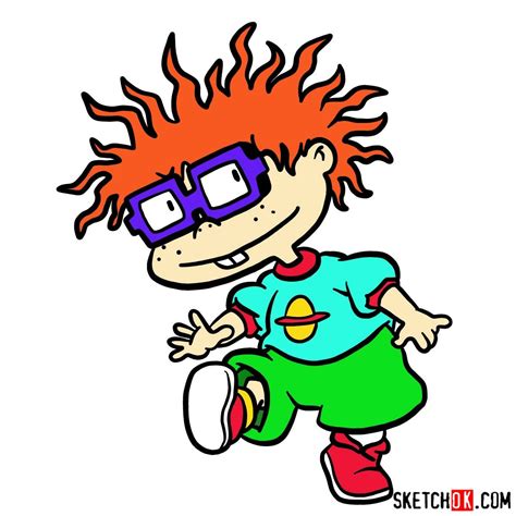 chuckie's sketching rugrats Coloring pages, Cartoon