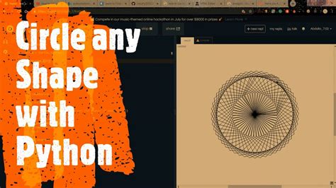 Draw circle in python turtle graphics without circle function YouTube