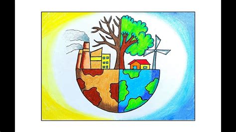 how to draw clean environment easy