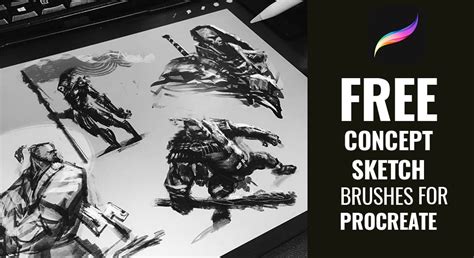 how to draw concept art in procreate