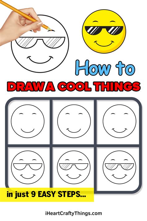 how to draw cool stuff step by step