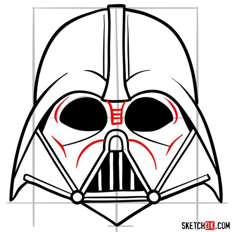 How to Draw Darth Vader in a Few Easy Steps Easy Drawing