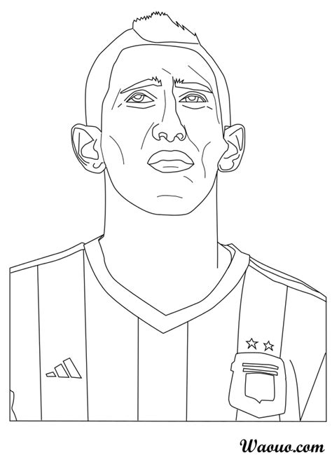 how to draw di maria