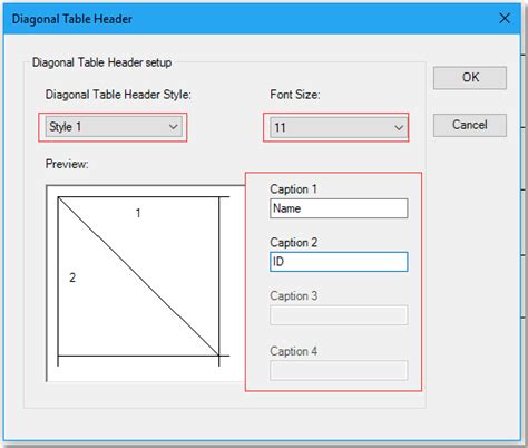 how to draw diagonal line in powerpoint table
