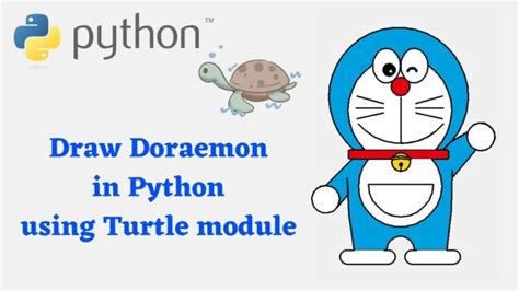 Draw Doraemon using Python Doremon in python 2021 shorts Phim