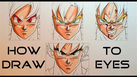 Goku. Ojos según transformación dragonball My eyes go