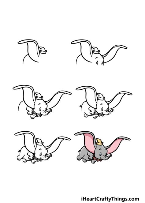 How to Draw Dumbo Really Easy Drawing Tutorial