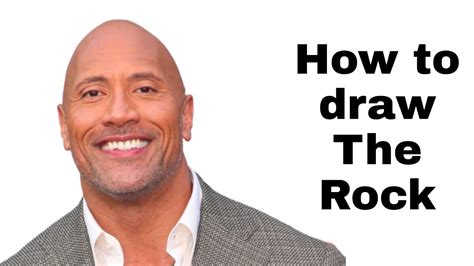 Learn How to Draw Dwayne Johnson aka The Rock (Celebrities