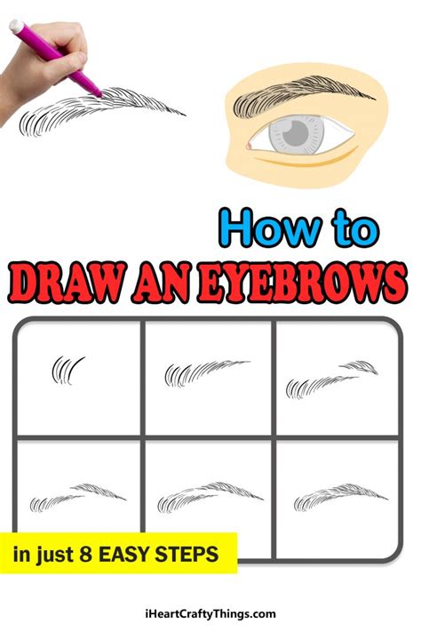 How To Draw Arched Eyebrows On Paper And Master Eyelashes