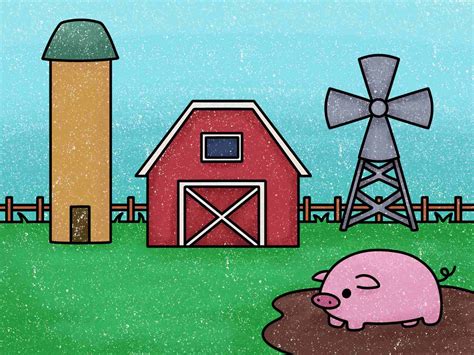 Learn How To Draw Barn Animals With This Easy Drawing And